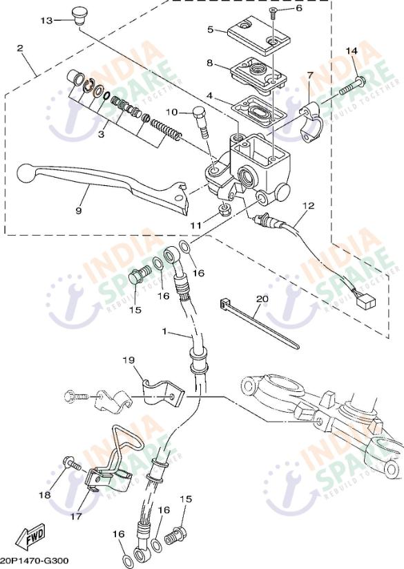 FRONT MASTER CYLINDER